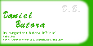 daniel butora business card